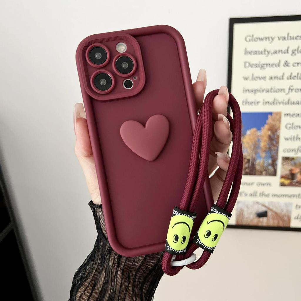 Case For Motorola Edge 50 Fusion Moto Edge 50 Neo G64 G24 G75 G55 G35 G85 G84 G22 Edge 50 ProPhone Case Love Heart Hnad Chain Cover