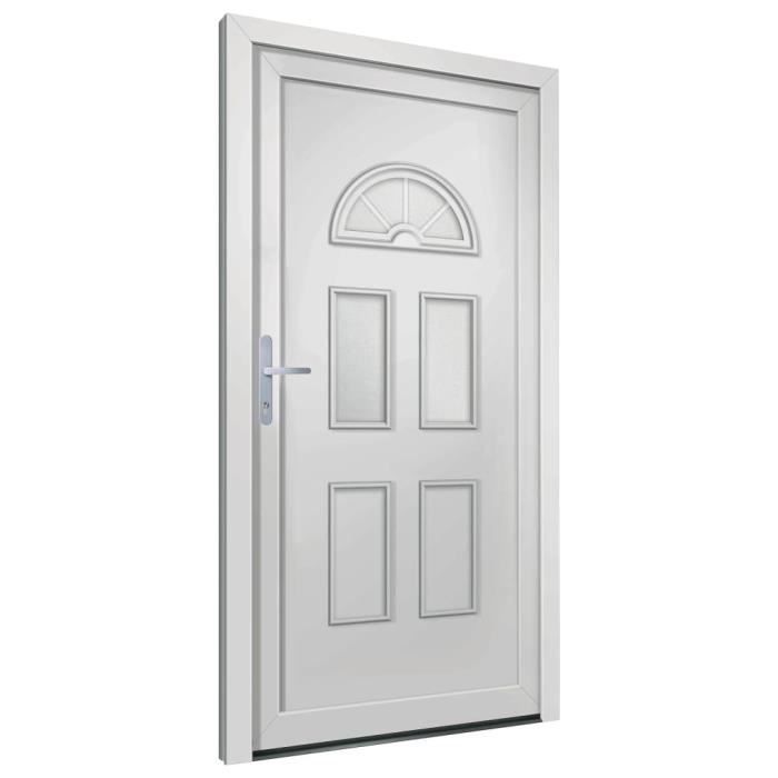 VidaXL Front Door White 88x190 Cm PVC 3187909