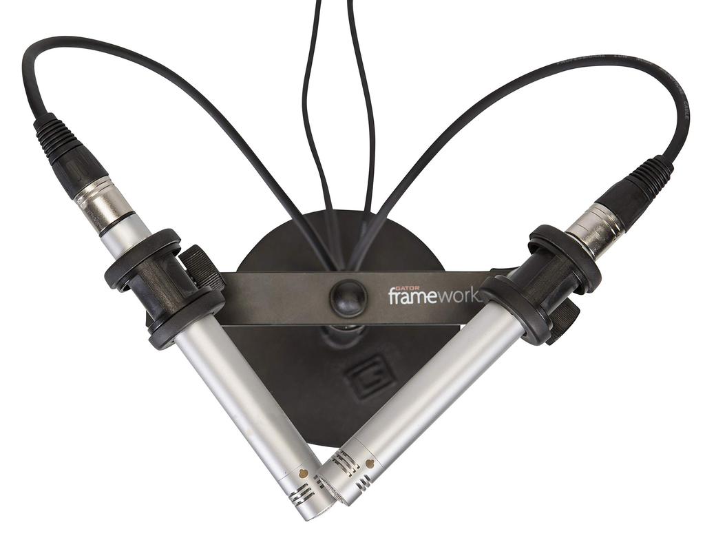 GATOR Frameworks Stereo Microphone Bar GFWMIC1TO2