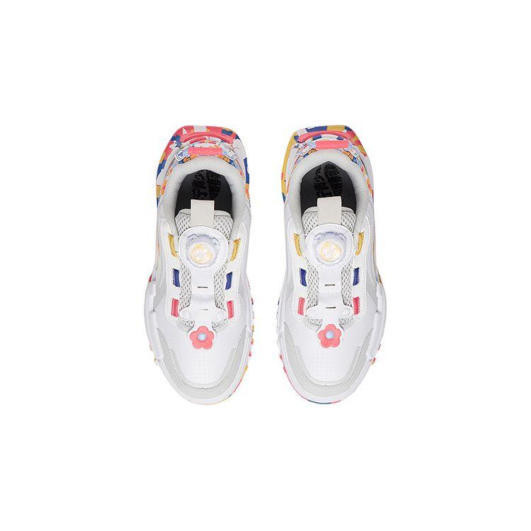 Li Ning Kids Journey 2.0 Low Удобная универсальная повседневная обувь Детская повседневная обувь белого цвета YKCS108-12