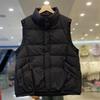 Осенне-зимний короткий стеганый жилет свободного корейского стиля без рукавов для миниатюрных женщин верхняя одежда