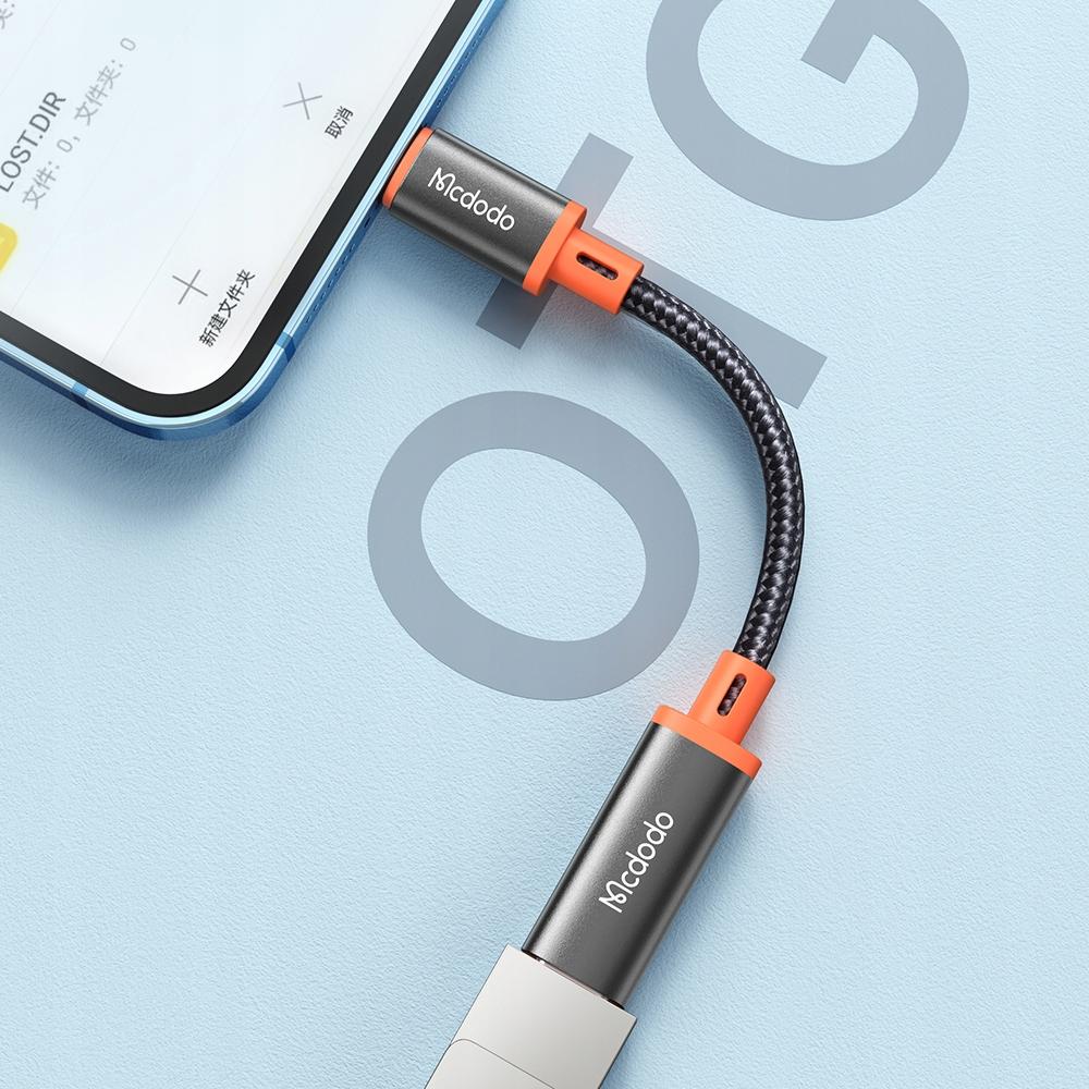 Mcdodo Phone Adapter, For Iphone, Usb-C, Silver
