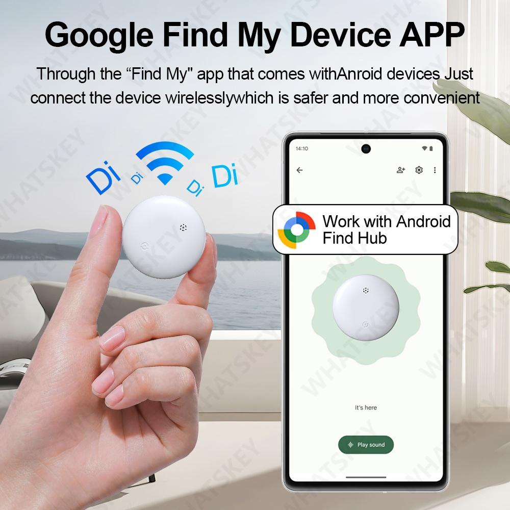 Long Distance Tracker for Samsung Device via Android Google Find Hub App Locator Finder Far Away Positioning Anti-lost Smart Tag 5