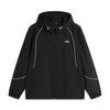 Li Ning Sports Lifestyle Series UV Protection Hooded Cardigan Men Outerwear Black AFDU549-3