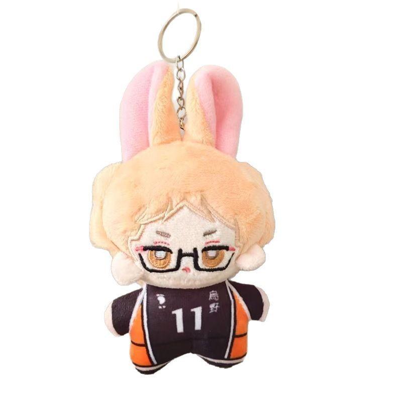 Плюшевый персонаж Haikyuu Игрушки Аниме Брелки Мультяшный кулон для сумки Детские подарки