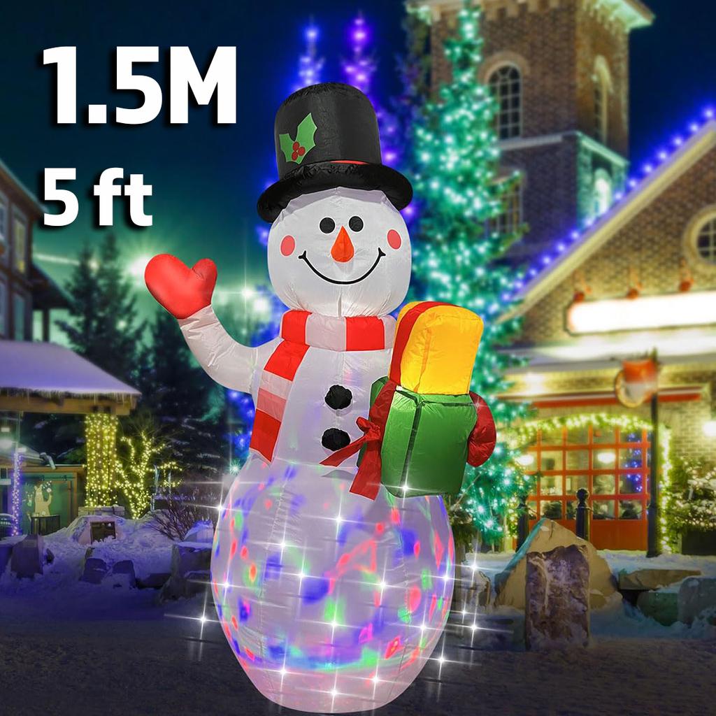 180cm 6ft Christmas Inflatables Santa Claus With Sign LED Light Outdoor Home Yard Garden Blow Up 2026 Party Xmas Decor