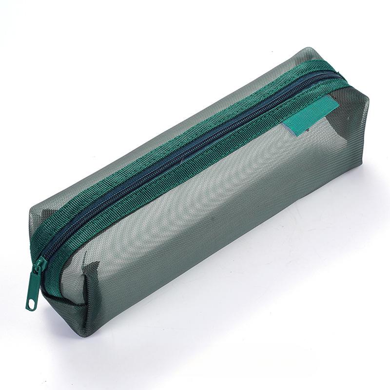 Прозрачные пеналы для детей, сумка для ручек на молнии, органайзер для канцелярских принадлежностей, школьные принадлежности, сумка для канцелярских принадлежностей для студентов, большая вместимость, портативная сумка для хранения