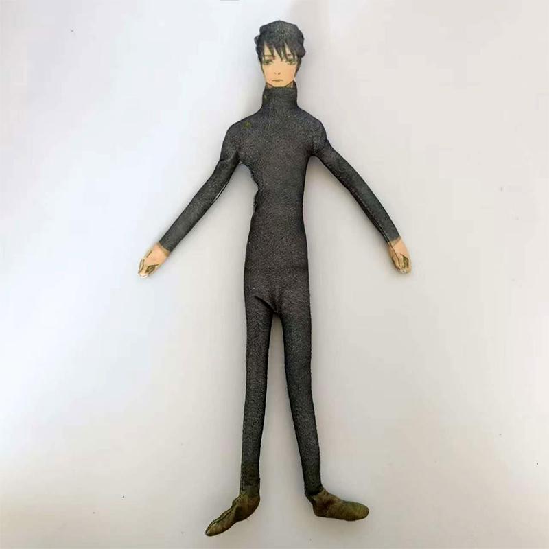 Кукла Jujutsu Kaisen Движущаяся Забавная Годжо Сатору Игрушка Фигурка-трансформер Косплей подвижный Абстрактный Каркас из Проволоки Хэллоуин Реквизит