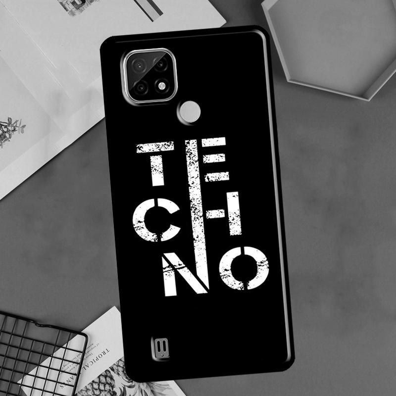 Техно-музыка для Realme GT Neo 2 3 Master 8i 9i 8 9 Pro Plus C35, чехол для OnePlus 9 10 Pro 9R 10R Nord2