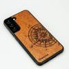 Wooden Case for Samsung Galaxy S21 FE traveler merbau