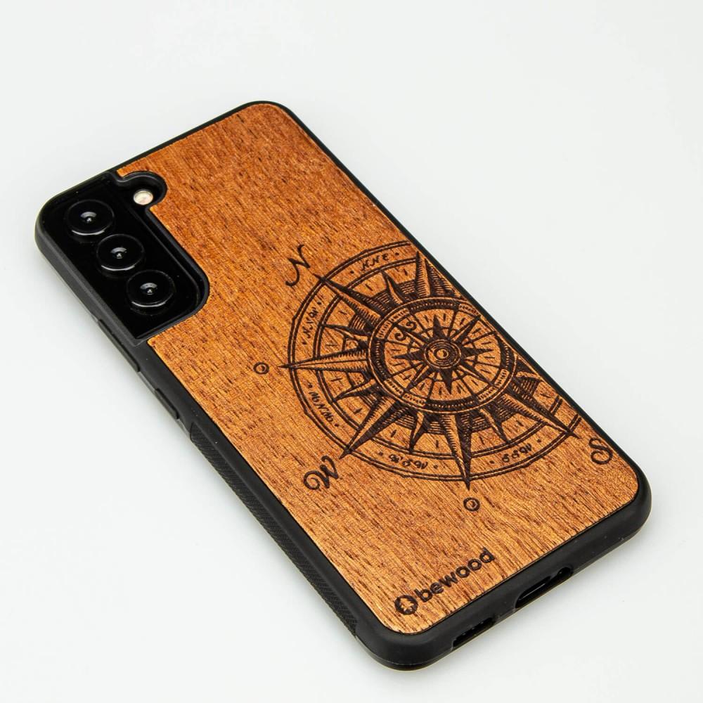 Wooden Case for Samsung Galaxy S21 FE traveler merbau