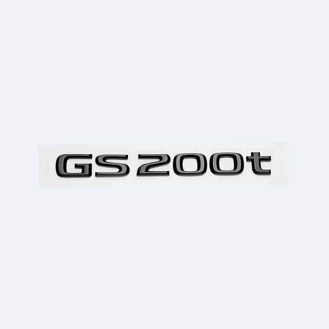 Для Lexus GS200t GS250 GS300 GS350 GS430 GS460 GS450h HYBRID задний багажник с логотипом глянцевый черный ABS эмблема модернизация с надписью