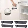 Pot Rack Wall-Mounted No Punching Self-Adhesive Household Kitchen Storage Holder Pan Lid Organizer Pot Cover Rack