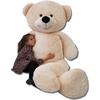 Ours En Peluche - VIKING CHOICE - 220 Cm - Beige - 50 Cm De Largeur - Mixte