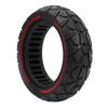 Сплошная шина для скутера 10 дюймов 10x3 255x80 8065?6.5 Красная линия универсальная для электросамоката KUGOO