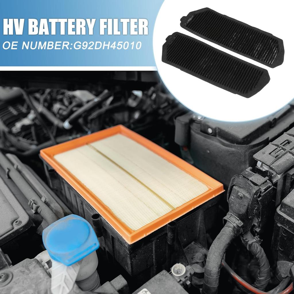 HV Battery Filter No.G92DH45010 Drive Motor Air Filter for Toyota Sienna LE Limited XLE XSE 2.5L -2024 (Set of 2)