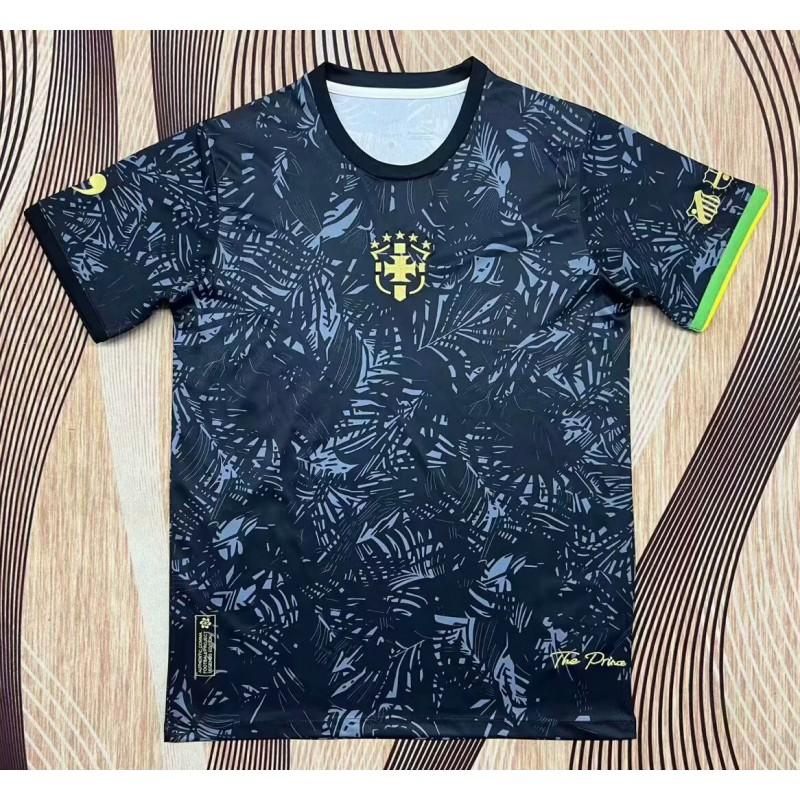 Brazil National Team Soccer Jersey Men Women Short Sleeve Training Match Shirt Breathable Sportswear