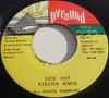 7inch Record KULCHA KNOX - Lick Out AA24 Pyramid Int'l R Jamaica Reggae, Ska & Dub Used