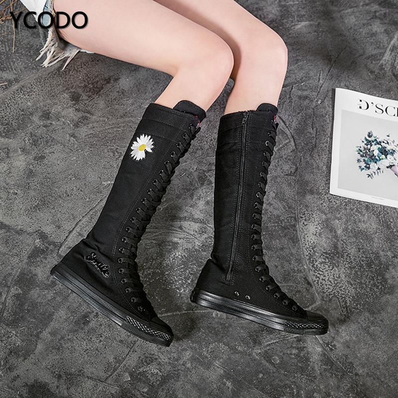 Модная и парусиновая обувь для отдыха для женщин, студенты могут носить Four Seasons