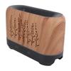 Humidifier 200ml Aroma Diffuser Wood Grain Flame Pattern Light Low Noise 100?240VUS Plug