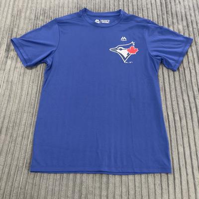 Величественная футболка Evolution Toronto Blue Jays Детская XL Синяя Cool Base Performance