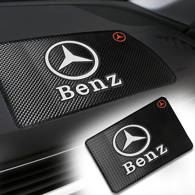 VRF2 1Pcs Car Anti Slip Mat Phone Holder Non-Slip Pad Accessories Stickers For Mercedes Benz C43 C63 C55 C Class AMG C180 C200 C220