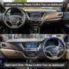 Для Hyundai Solaris 2 Accent Verna 2017- Накладка на панель приборов Доска Противоскользящий коврик Защитная подкладка Автоаксессуары Коврик-солнцезащита