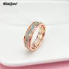 SIMJOO Ladies Fashion Rose Gold High Class Ring