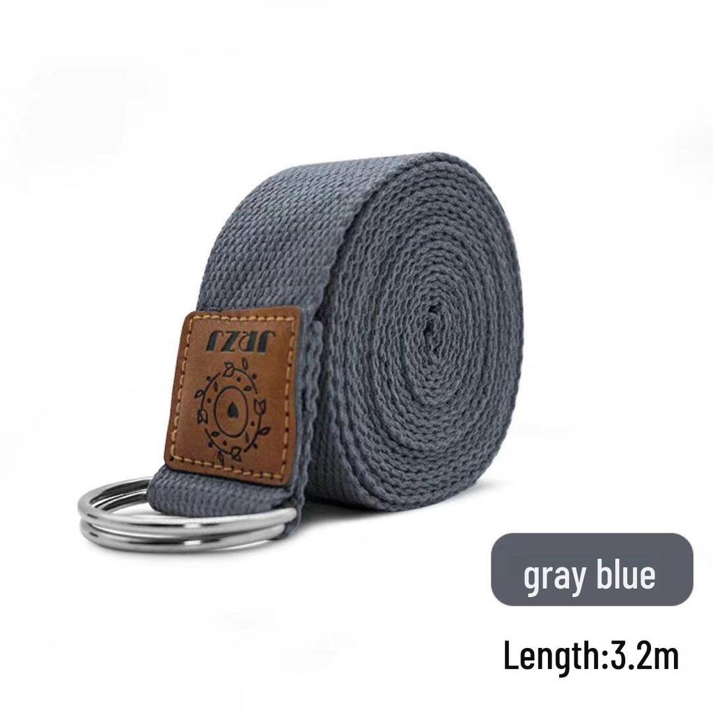 Ремень для растяжки без эластичности для вспомогательного удлинения в йоге Айенгара