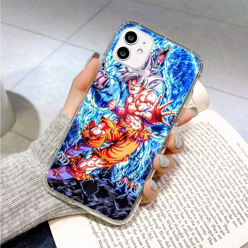 Чехол для Samsung A04 A14 A23 A34 A54 M23 M33 M52 M53 Realme 10 9 C30S C35 C55 VIVO Y02S Y21 Y51 X80 Pro Прозрачный чехол WI71 Dragon Ball Anime