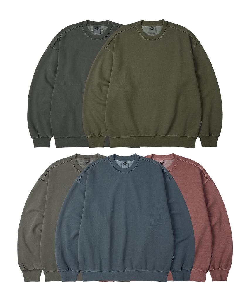 WILDROCK Wild Basic Pigment Oversized Sweatshirt_5 Col