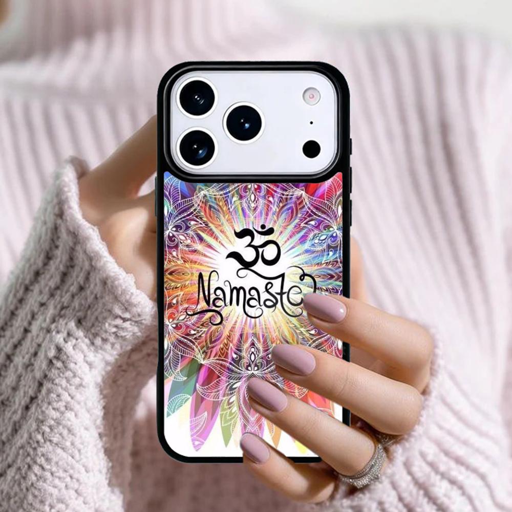 Чехол для телефона со символом Аум Ом для Apple iPhone 17 Air 16E 15 14 Plus 13 12 11 Pro Max Mini Funda Cover