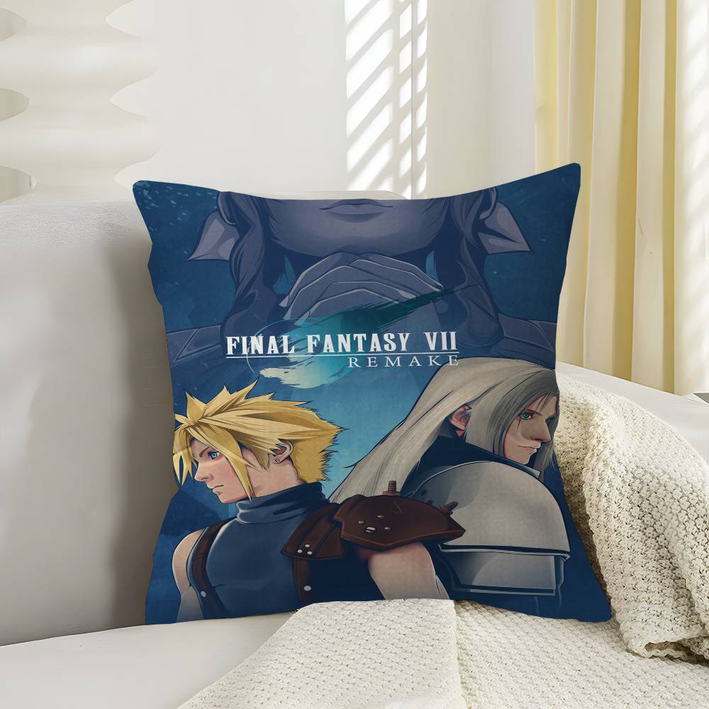 Аниме Фигурка Эскиз Видеоигры FINAL FANTASY Наволочка Дюймы Декор в деревенском стиле Домашние Подушки для дивана