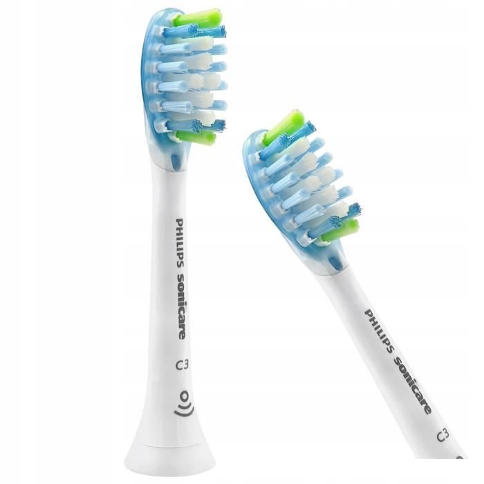 Brosse à dents tête de rechange - Philips - Sonicare HX9041 Adaptive Clean - élimination efficace plaque dentaire