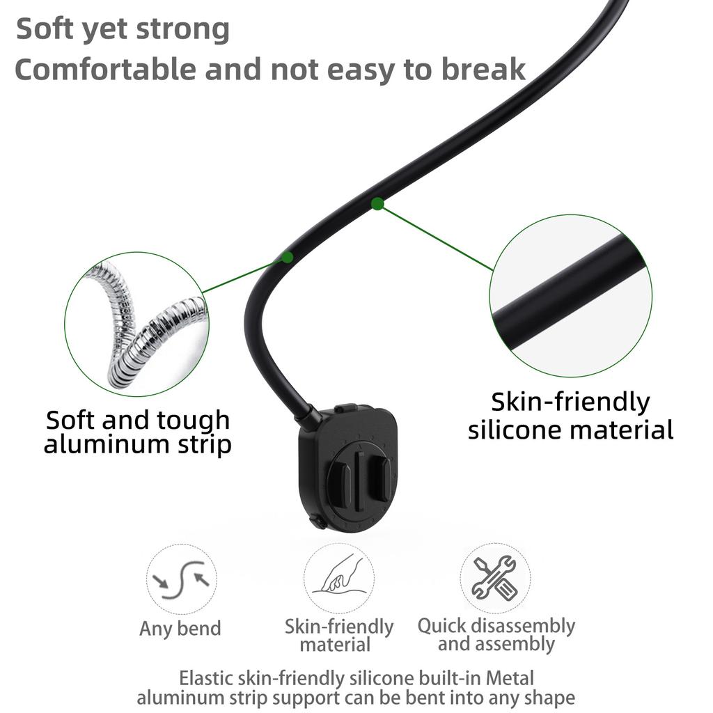 Магнитный держатель для мобильного телефона на шею и грудь для iPhone для камер GoPro Hero 12 11 10 9 Insta360 X4 X3 Osmo Action 4 3