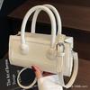 Small Fresh and Simple Hand-held Small Square Bag 2025 Spring New Korean Fashion Trendy Shoulder Bag High-end Crossbody Bag