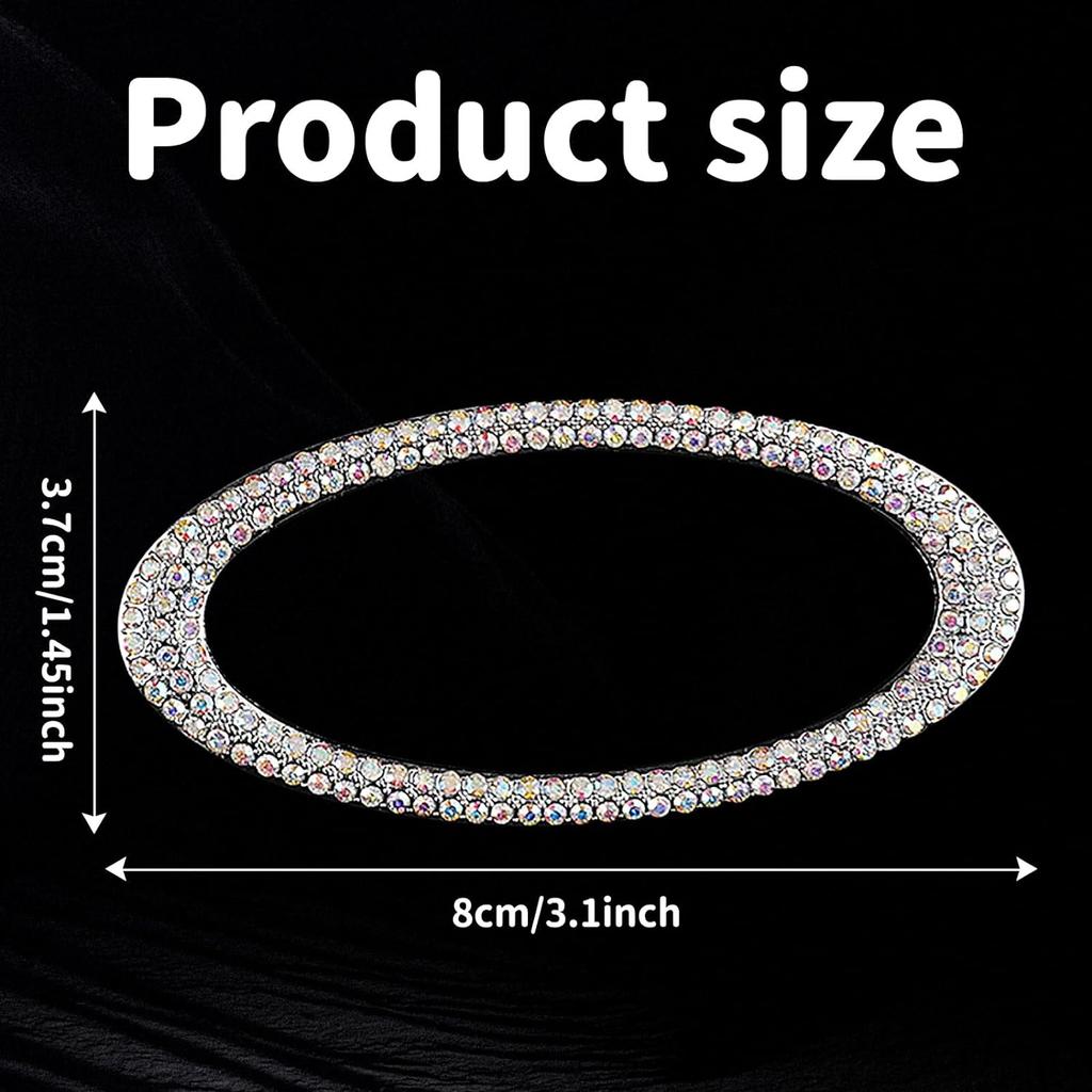 3D автомобильные блестящие наклейки со стразами, совместимые с Ford, автомобильные кольцевые наклейки с логотипом, блестящие автомобильные наклейки, блестящие наклейки «сделай сам», для автомобильных наклеек