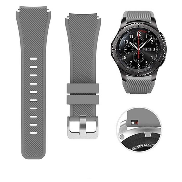 Силиконовый ремешок 22 мм 20 мм для Galaxy Watch 46 мм 42 мм спортивный ремешок для Samsung Gear S3 Frontier/Classic active 2 Huawei Watch 2
