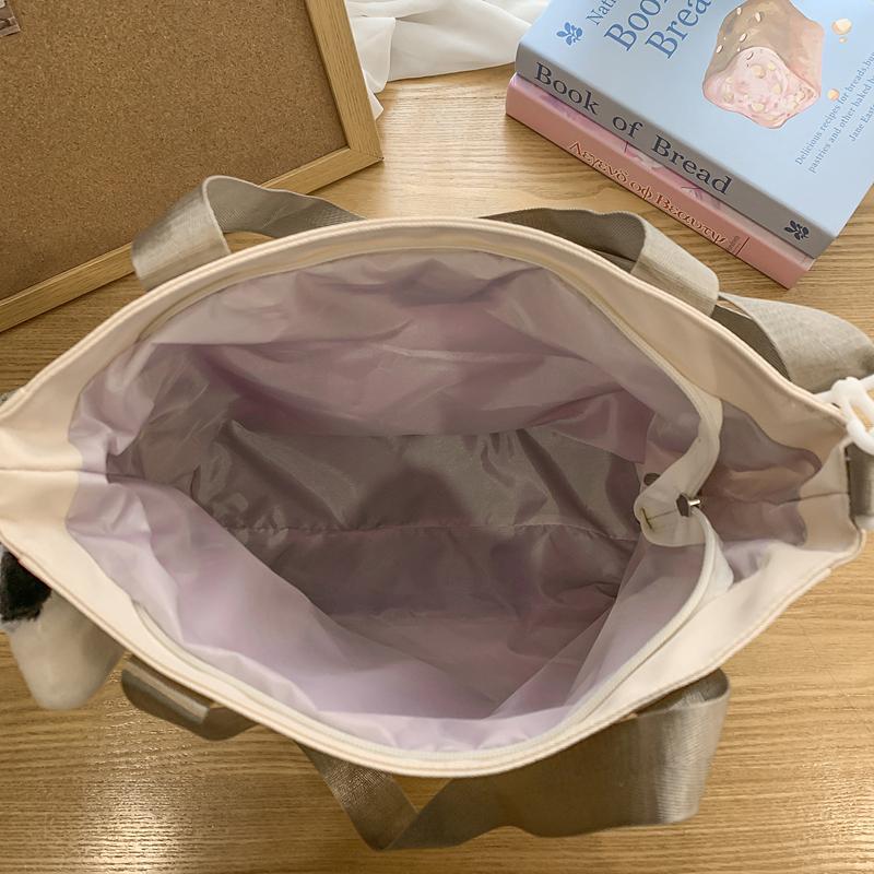 Сумка через плечо Cartoon Commuter женская большая вместительная студенческая сумка-тоут студенческая сумка через плечо