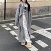 Fashion Loose Women Cardigan Elegant Lapel Button Oversized Cardigan Autumn Winter New Vintage Temperament Sweaters