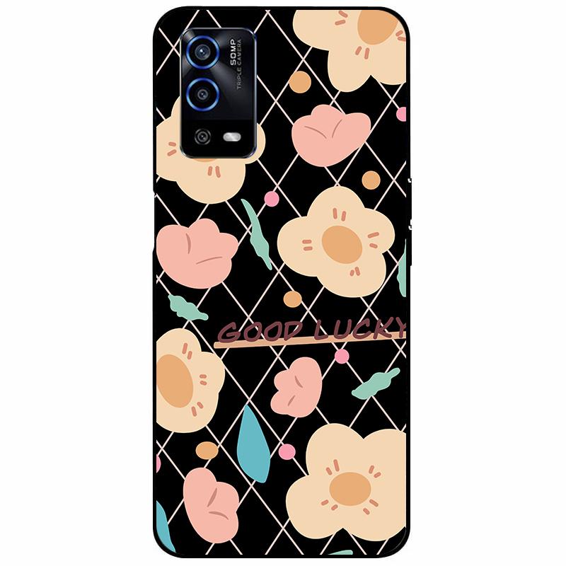 For Oppo A55 4G Case 6.51'' Soft Silicone Protective Marble Phone Cover for Oppo A55 Case TPU Funda For OPPOA55 A 55 CPH2325 Bag