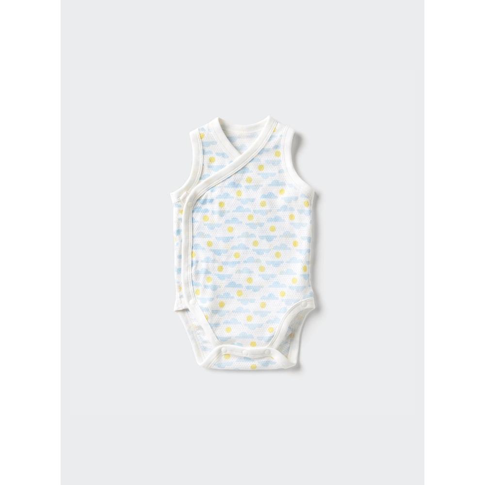 Uniqlo Japan Cotton Mesh Bodysuit Sleeveless