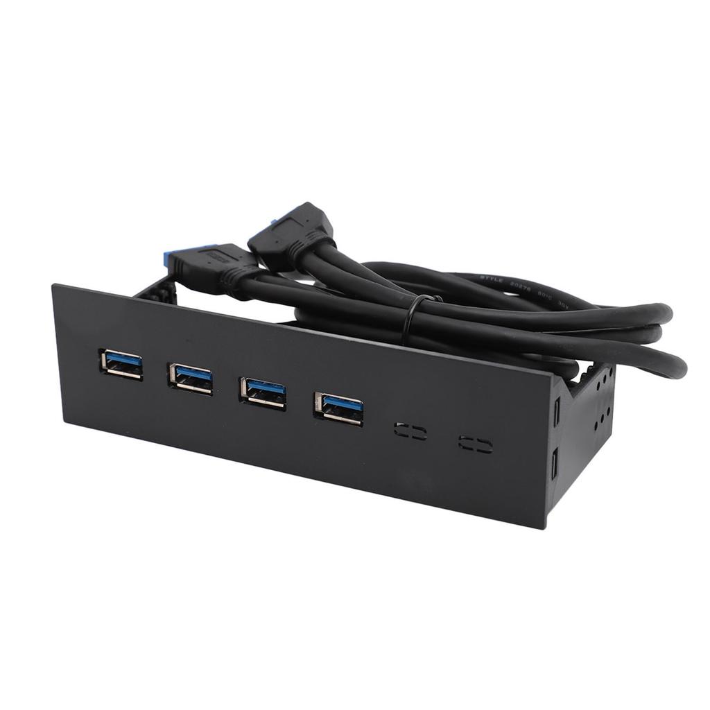 USB 3.0 Хаб на переднюю панель 5.25 дюйма 4 порта 5 Гбит/с Стабильный Plug and Play Передняя панель для оптического привода для материнской платы настольного ПК