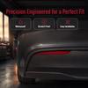 ABS Lens Tail Reflector Red Bumper Light Bumper Reflector  For Tesla Model Y 2020-2023
