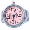ZooooM Ring Watch, Compact, Fashion Accessory for Women, Fun, Small, Fun Clock Ring Watch, One Size Fits All (Pink) ZM-YUBIMAJI-PK