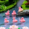 Micro Landscape Ornaments Cute Flamingos Resin Crafts Gardening Landscaping Diy Decorative Accessories