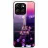 For Honor X8C Case Tempered Glass Hard PC Back Shell for Honor X8C 4G Phone Cases Bumper Covers for HonorX8C X 8C Fashion Shells