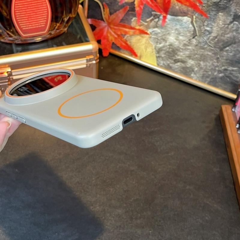 Совместимый с Xiaomi 15 Ultra Магнитный чехол для телефона с ощущением кожи, Super Broad, с тонким кольцом, для XM14 Pro, матовый, защитный чехол для Xiaomi 13