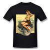 Pin-up Willys MB Jeeps Vintage Casual T Shirt Hot Sale Band Of Brothers TShirt Anime Men Tee Streetwear Harajuku