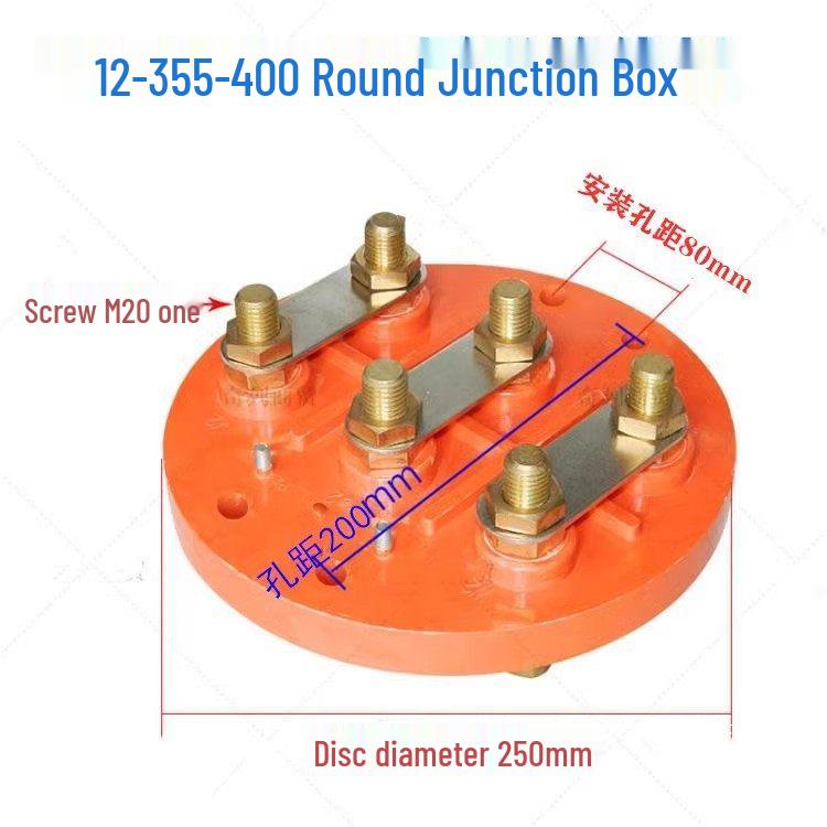 Y2-355/400 Motor Terminal Block, Y315 Round Plate Terminal Board, Motor Accessory